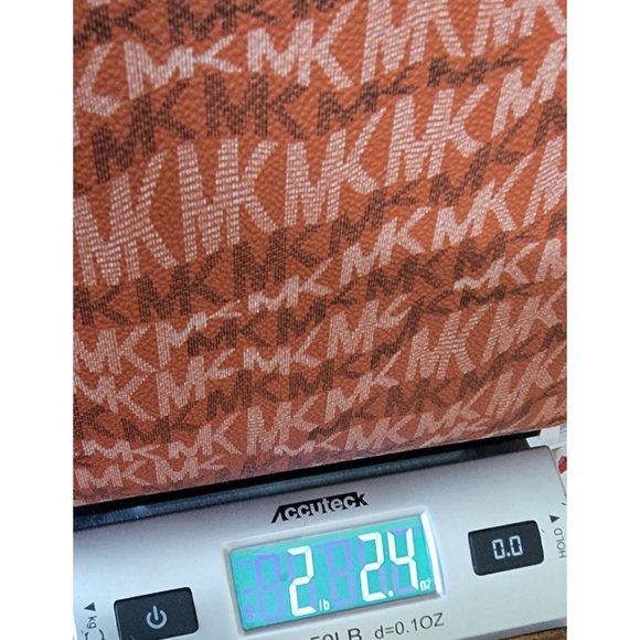 Michael Kors Womens Deep‎ Orange The Michael Large Animal Print Logo Tote… - Picture 9 of 9